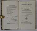 Considérations sur les principaux événemens de la Révolution Françoise, ouvrage posthume de Madame la baronne de Staël, publié par M. le duc de ...