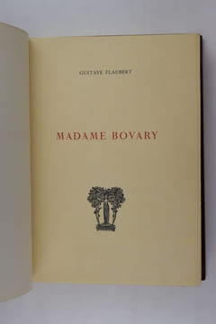 Madame Bovary. Murs de province.. FLAUBERT, Gustave - RELIURE DE NOULHAC