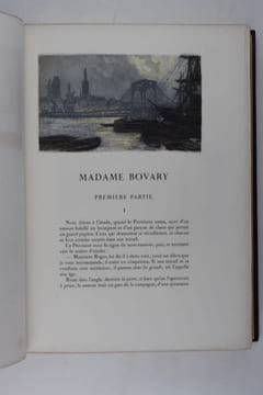 Madame Bovary. Murs de province.. FLAUBERT, Gustave - RELIURE DE NOULHAC