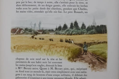 Madame Bovary. Murs de province.. FLAUBERT, Gustave - RELIURE DE NOULHAC