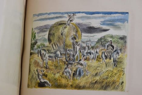 Sarn. Pointes sèches de Hermine David.. WEBB, Mary ; DAVID, Hermine (illustrations) - RELIURE DE CREUZEVAULT
