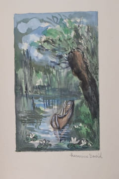 Sarn. Pointes sèches de Hermine David.. WEBB, Mary ; DAVID, Hermine (illustrations) - RELIURE DE CREUZEVAULT