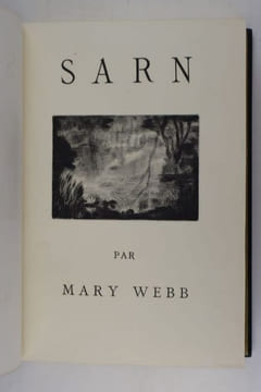 Sarn. Pointes sèches de Hermine David.. WEBB, Mary ; DAVID, Hermine (illustrations) - RELIURE DE CREUZEVAULT