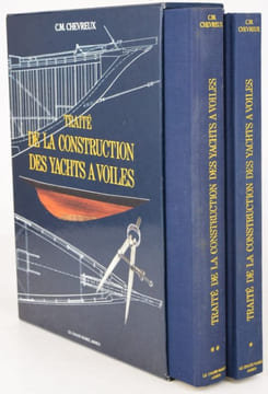 Traité de la Construction des Yachts à voiles. Bibliothèque de l'Union des Yachts Français. [et] Planches.. CHEVREUX, C. M.
