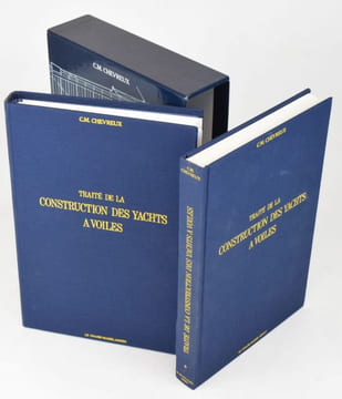 Traité de la Construction des Yachts à voiles. Bibliothèque de l'Union des Yachts Français. [et] Planches.. CHEVREUX, C. M.