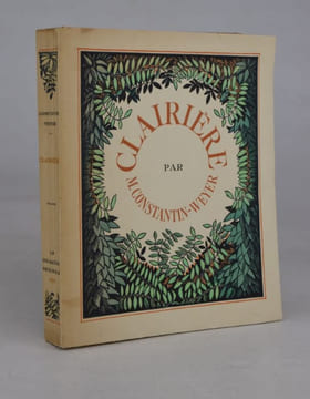 Clairière. Bois de Falke. [Envoi]. CONSTANTIN-WEYER ; FALKÉ (illustrations).