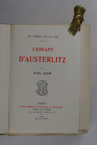 L'Enfant d'Austerlitz. Le Temps et la Vie.  [Édition originale]