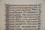(Feuillet manuscrit du XVe si&egrave;cle).. 