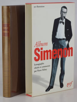 Album Simenon. Iconographie choisie et commentée par Pierre Hebey.. HEBEY, Pierre. [SIMENON]