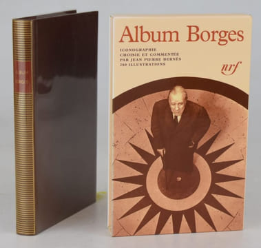 Album Jorge Luis Borges. Iconographie choisie et commentée par Jean Pierre Bernès.. [BORGES, Jorge Luis] Jean Pierre BERNÈS.
