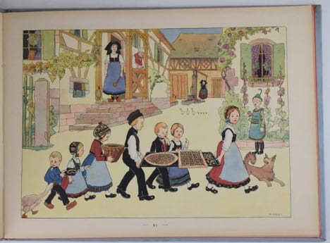 Mon village - Ceux qui n'oublient pas. Images et Commentaires par l'Oncle Hansi. . HANSI (WALTZ, Jean-Jacques).