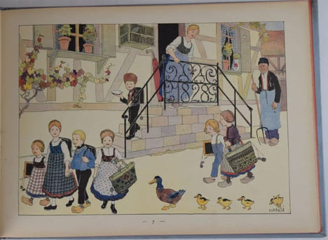 Mon village - Ceux qui n'oublient pas. Images et Commentaires par l'Oncle Hansi. . HANSI (WALTZ, Jean-Jacques).