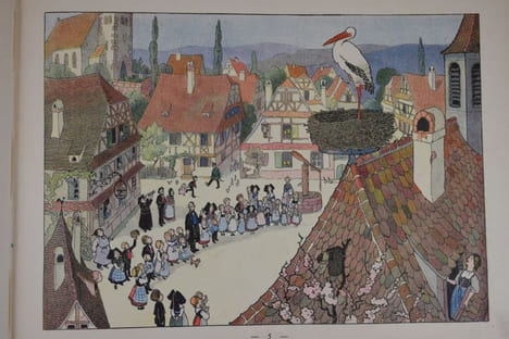Mon village - Ceux qui n'oublient pas. Images et Commentaires par l'Oncle Hansi. . HANSI (WALTZ, Jean-Jacques).
