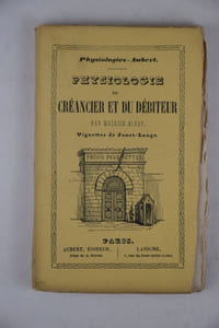 Physiologie du Créancier et du Débiteur, par Maurice Alhoy. Vignettes de Janet-Lange.