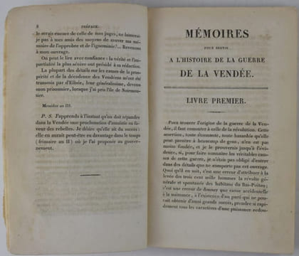 Mémoires pour servir à l'Histoire de la Guerre de la Vendée par le Général Turreau.. TURREAU, Louis-Marie.
