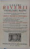 Opera medica universa...Ferd. Caroli Weinhart, Medicus officiosus.. RIVI&Egrave;RE, Lazare. (Lazari Riverii).