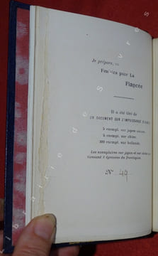 Un document sur l'impuissance d'aimer. TINAN (Jean de)
