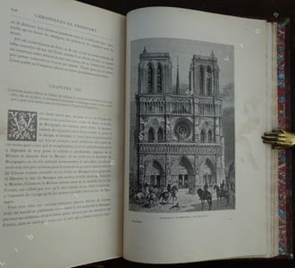 Les chroniques de J. Froissart. Édition abrégée avec texte rapproché du français moderne par Mme de Witt, née Guizot