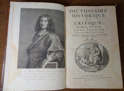 Dictionnaire historique et critique : (...), troisième édition, à laquelle on a ajouté la Vie de l'auteur & mis ses additions & corrections à leur place