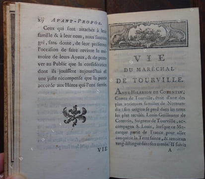 Vie du Maréchal de Tourville, Lieutenant-Général des Armées Navales de France sous Louis XIV. RICHER (Adrien)