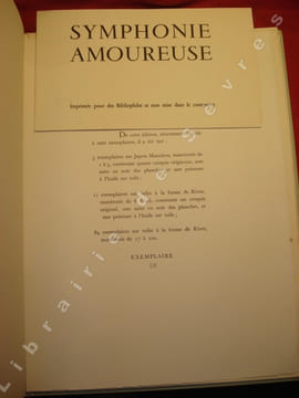 Symphonies amoureuses. Suite de seize gravures à la pointe sèche réhaussées. COLLOT (André)
