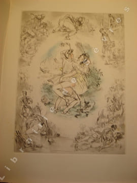 Symphonies amoureuses. Suite de seize gravures à la pointe sèche réhaussées. COLLOT (André)
