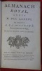 Almanach Royal, année M.DCC.LXXXIII. 