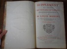 Supplément au grand dictionnaire historique, généalogique, géographique, &c. (...), pour servir à la dernière Edition de l'an 1732. & aux précédentes. ...