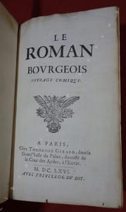 Le roman bourgeois