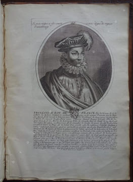 Portraits des Rois de France. Avec un sommaire discours contenant Les principales actions de leur Regne, Leurs naissances, Mariages, Decez et autres ...