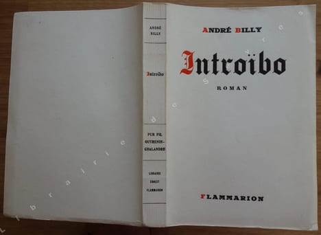 Introïbo. Roman. BILLY (André)