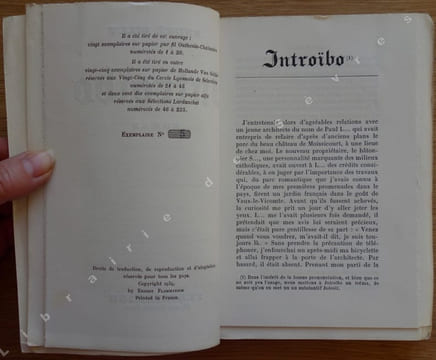 Introïbo. Roman. BILLY (André)