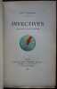 Invectives. Poèmes. VERLAINE (Paul)