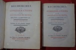 Recherches et considérations sur les finances de France depuis l'année 1595 jusqu'à l'année 1721. FORBONNAIS (François Véron Duverger de)