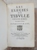 Les &eacute;l&eacute;gies de Tibulle Chevalier Romain. En quatre livres de la traduction de M.D.M. A.D.V. . MAROLLES (Michel de, Abb&eacute; de Villeloin)