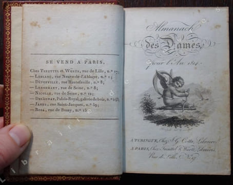 Almanach des dames pour l'an 1814. undefined