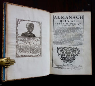 Almanach Royal, année M.DCC.LV (1755)