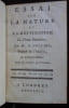 Essai sur la nature et la destination de l'&acirc;me humaine. Par Mr. A. Collins, traduit de l'anglais sur la derni&egrave;re &eacute;dition, revue et corrig&eacute;e par ...