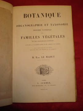Botanique, organographie et taxonomie. Histoire naturelle des familles végétales et des principales espèces, suivant la classification de M. Adrien de ...