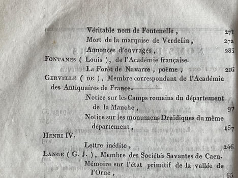 Archives annuelles de la Normandie, historiques, monumentales littéraires et statistiques. DU BOIS (Louis)