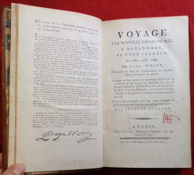 Voyage à la Nouvelle Galles du Sud, à Botany-Bay, au port Jackson, en 1787, 1788, 1789 (...) Traduit de l'anglais, avec des notes critiques et ...