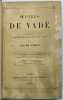 Oeuvres de Vadé, précédées d'une notice sur la vie et les oeuvres de Vadé par Julien Lemer. VADÉ, [Jean-Joseph. 1719-1757]