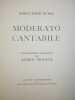 Moderato cantabile, lithographies originales de André MINAUX. MINAUX] - DURAS, Marguerite (1914-1996)