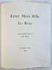 Les Roses, vingt-cinq eaux-fortes de Imre Reiner. REINER, Imre (1900-1987) et Rainer Maria RILKE (1875-1926)