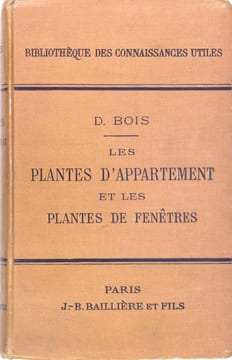 Les plantes d’appartement et les plantes de fenêtres. BOIS