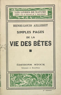 Simples pages de la vie des bêtes