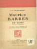 Maurice BARRES. FAURE BIGUET J. N.