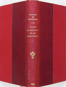 Voyage  de Chapelle & de Bachaumont  suivi du Voyage de Languedoc et de Provence. LEFRANC DE POMPIGNAN