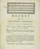 Décret n°722 de la Convention Nationale du 8 avril 1793, l’an second de la République. RELATIF A LA VENTE DES MOULINS  & USINES APPARTENANT A LA ...