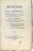 Mémoire sur le carbone, premier élément de l’organisation, et sur les engrais qui le fournissent dans la végétation. PONTIER P. H.